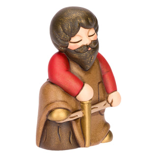 Falegname in ceramica Presepe Classico Thun 4,9 x 3,7 x 7,9 cm h - Armando Poggi Firenze