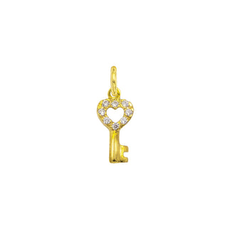 Facco Gioielli Charm Chiave in Oro 9 Kt e Zirconi – Armando Poggi Firenze