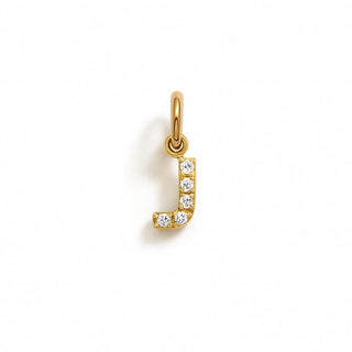 Facco Gioielli Charm Lettera J in Oro 9 Kt e Zirconi – Armando Poggi Firenze