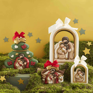 Formella Presepe Thun 15,3 x 4 x13 cm h - Armando Poggi Firenze