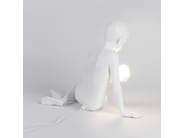 Scultura In Resina Con Luce Led "Inner Glow_S" Boy