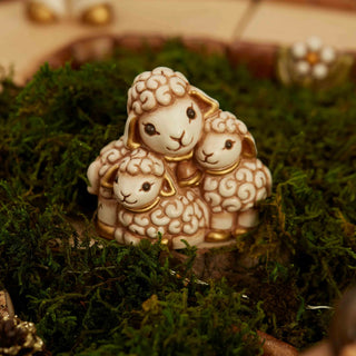 Gruppo Di Pecore - Presepe Classico Thun 6,1 x 3,3 x 5,5 cm h - Armando Poggi Firenze