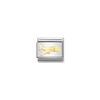 Composable Classic Gold Aeroplane Link