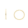 Orecchini Cerchio fini 15 Mm - Oro 18 kt