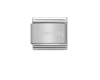 Base in Acciaio Logo Singolo Charm
