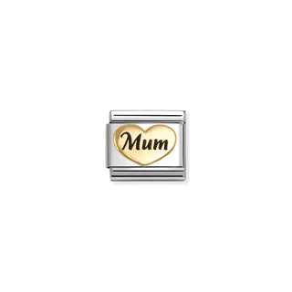 Link Compostable Oro Giallo Cuore Mum