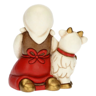 Mungitrice Di Capre - Presepe Classico Thun 6 x 5 x 6,8 cm h - Armando Poggi Firenze