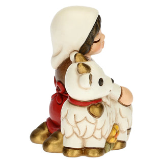Mungitrice Di Capre - Presepe Classico Thun 6 x 5 x 6,8 cm h - Armando Poggi Firenze