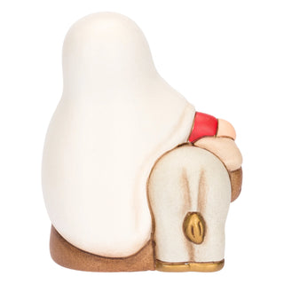 Nonna con asino in ceramica Presepe Classico Thun 6,1 x 6,4 x 8,1 cm h - Armando Poggi Firenze