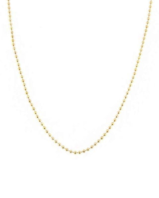 Collana Pallina Diamantata in Argento 925 Dorata