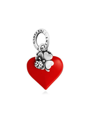 Charm Cuore Lucky Rosso