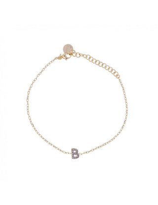 Rue Des Mille Bracciale iniziale B in argento 925‰