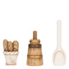 3-piece baker set in ceramic for Classic Nativity scene