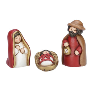 Set capanna con stella cometa e Sacra Famiglia - Presepe Classico Thun - Armando Poggi Firenze
