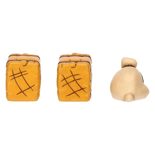 Set Sacco E Balle Di Fieno In Ceramica Presepe Classico Thun - Armando Poggi Firenze