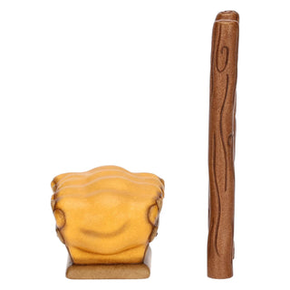 Set scala e mangiatoia in ceramica Presepe Classico Thun - Armando Poggi Firenze