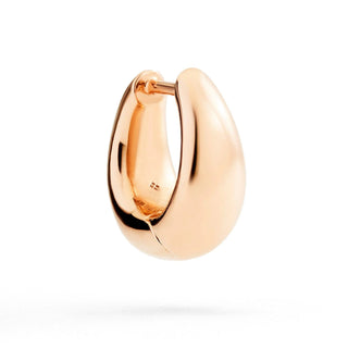 Silver Enamel Rondelle Earring