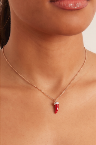Collana Corno Smalto-Gioielleria-Versari-Armando Poggi