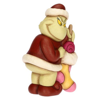 Grinch con calza in ceramica, medio