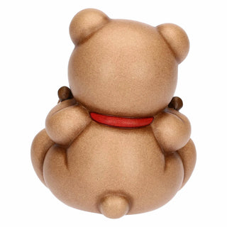 Teddy Natale con tamburo in ceramica, medio Thun 9,5x9,5x11 cm - Armando Poggi Firenze
