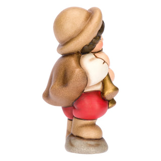 Zampognaro in ceramica Presepe Classico Thun 5,2 x 4,3 x 8 cm h - Armando Poggi Firenze