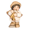 Ceramic bagpiper for classic nativity scene