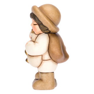 Zampognaro in ceramica Presepe Classico Thun 5,2 x 4,3 x 8 cm h - Armando Poggi Firenze